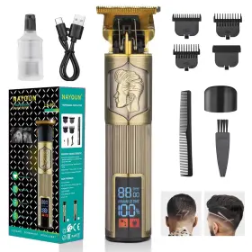 Nayoun 752815596772 T-blade Trimmer For Men Professional Hair Clippers Barber Beard Trimme T
