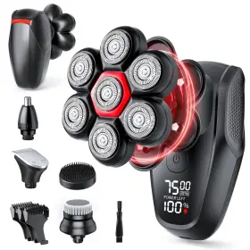 Msl-218 Neicit Head Shavers For Bald Men Magnetic 7d Electric Razor Ipx8 Waterproof Bal