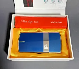 Ndsh-001 New Digi-tech Shaver Blue Travel Size Battery Xtra Blade Case Tested