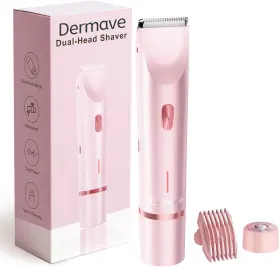 Zy001 No Shaver Womens 2-in-1 Dual-head Cordless Electric Silky And Painless