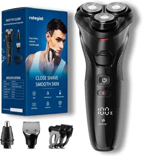 Gh-00039 Nogroa Electric Shaver For Men 3 In 1 Cordless Razor Waterproof Wet Dry
