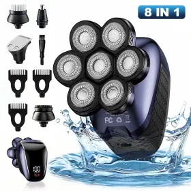 Ph-gh-00037-00-00 Nogroa Head Shaver Set 7d Electric Hair Razor For Bald Men 8-in-1 Ipx6
