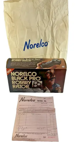 1141 Norelco Black Pro Rotary Razor Hp Vtg With Case Manual Box Tested Ephemera #2 1141 Norelco Black Pro Rotary Razor Hp Vtg With Case Manual Box Tested Ephemera #2
