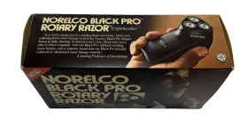 1141 Norelco Black Pro Rotary Razor Hp Vtg With Case Manual Box Tested Ephemera #3 1141 Norelco Black Pro Rotary Razor Hp Vtg With Case Manual Box Tested Ephemera #3