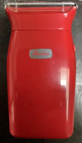 2116 Norelco 70s Lady Electric Shaver Model Hp Red Power Cord Travel Bag Works #2