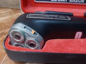 650tx Norelco Vintage Tripleheader Rechargable Razor With Case Charger #3