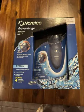 6706xd Norelco Norelconadvantage Rechargeable Cordless Razor Shaving Lotion Dispensing