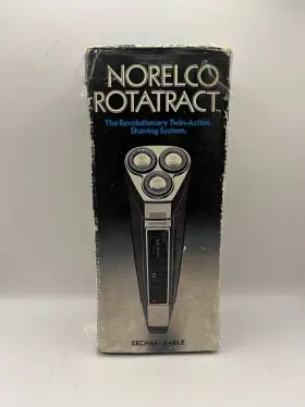 Hp-1318 Norelco Rotatract 3-head Microshave Razor Shaver Trimmer Vintage Rare