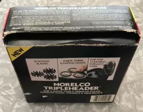 Hp1135 Norelco Tripleheader Facial Hair Trimmer 70s-80s Men S Tested #2 Hp1135 Norelco Tripleheader Facial Hair Trimmer 70s-80s Men S Tested #2