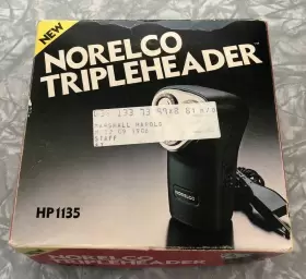 Hp1135 Norelco Tripleheader Facial Hair Trimmer 70s-80s Men S Tested Hp1135 Norelco Tripleheader Facial Hair Trimmer 70s-80s Men S Tested