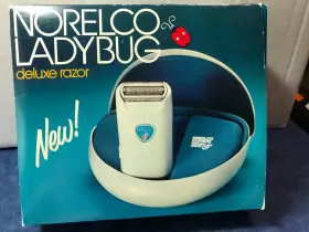 Hp2115 Norelco Women S Vintage Ladybug Deluxe Shaver Original Box Case Brush