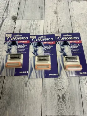 Hp2925 Norelco Oem Part # Replacement Foil And Cutter Blades Nos Lot Of 3