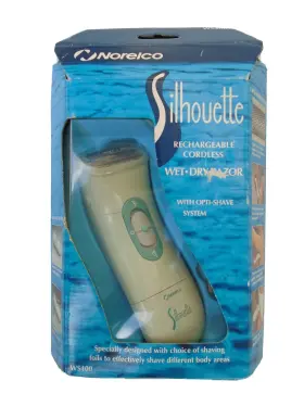 Ws400 Norelco Silhouette Wet Dry Razor Opti-shave System Cordless Rechargeable