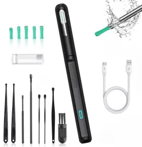 Ip67 Okubox 701807718517 Ear Wax Removal Tool Wireless Cleaner With 1080 Hd Camera Waterproof