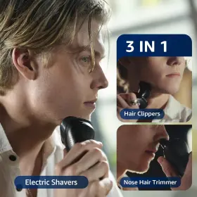 Onestop-stores 744759455352 Electric Razor For Men Rechargeable Shaver Waterproof Wet Dry Cordle #3 Onestop-stores 744759455352 Electric Razor For Men Rechargeable Shaver Waterproof Wet Dry Cordle #3