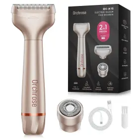 Oc-0730caa Orchrose Electric Razor For Women Body Rechargeable Painless Shaver Bik Inch