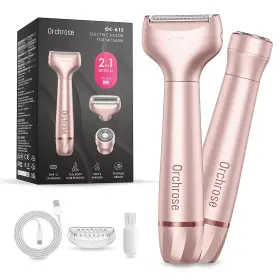 Oc-a251010a Orchrose Electric Razor For Women Body Rechargeable Painless Shaver