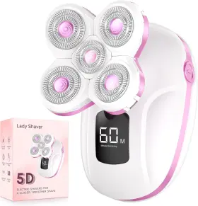 Hs007 Orvina Electric Razors For Women Rechargeable Rotary Painless Shaver Legs Bikini F