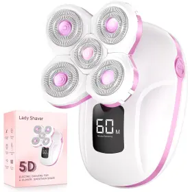 O007 Orvina Electric Razors For Women Rechargeable Rotary Painless Shaver Legs Bik Inch