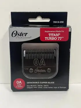 Oster 034264403130 Detachable Clipper Replacement Blades #0a Black 1/4 Inch 6.3mm Open Box/used Oster 034264403130 Detachable Clipper Replacement Blades #0a Black 1/4 Inch 6.3mm Open Box/used