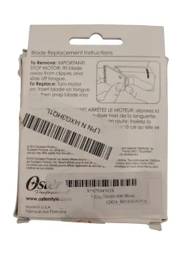 076918-006 Oster Detachable Clipper Replacement Blade 00000 0.25mm Silver #2
