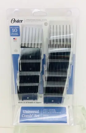 141922 Oster New Professional Universal Comb Set 10 Guide Attachments Part#