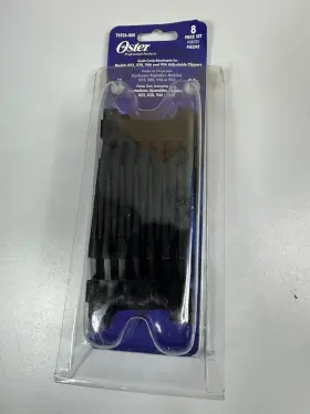 76926-800 Oster 76926800 8 Piece Universal Clipper Guide Attachment Combs Set Fast Feed #2 76926-800 Oster 76926800 8 Piece Universal Clipper Guide Attachment Combs Set Fast Feed #2