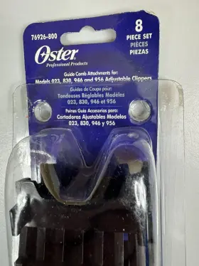 76926-800 Oster 76926800 8 Piece Universal Clipper Guide Attachment Combs Set Fast Feed #3 76926-800 Oster 76926800 8 Piece Universal Clipper Guide Attachment Combs Set Fast Feed #3