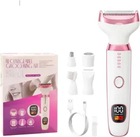 Ms-3028a Ourcec Electric Razor Shavers For Women Wet/dry 5 In 1 Bikini Trimmer Face Razors