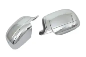 Pkee14125-fba Pakceeinc Full Chrome Mirror Covers For 1999-2006 Chevy Free Silver