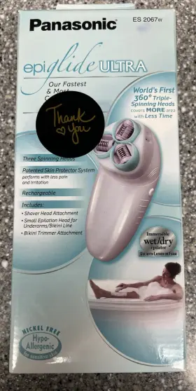 2067w Panasonic 037988561940 Rare Epiglide Ultra Ex Immersible Wet/dry Triple Spinning Heads