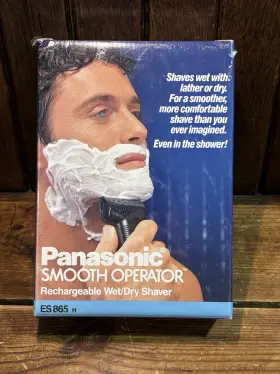 Panasonic 037988600519 Nos Smooth Operator Cordless Wet Dry Rechargeable Mens Shaver Sealed