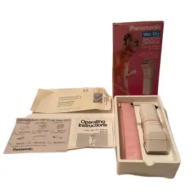 Es173 Panasonic 037988600823 Vtg W Wet/dry Triple Blade Ladies Cordless Shaver Batteries Req