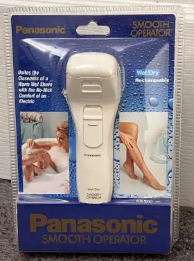 Es205 Panasonic 092281120027 New In Box-vintage-panasonic-electric Shaver-smooth Operator Wet/dry