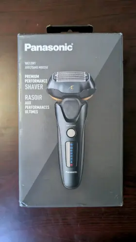 24045729 Panasonic - Arc5 Wet/dry Electric Shaver Matte Black Es-lv67