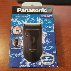 3831k Panasonic New Sealed In Box Compact Shaver Wet/dry Washable Es