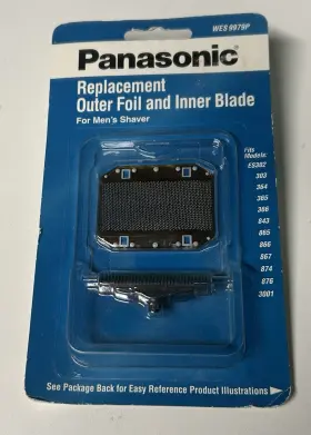 9979p Panasonic Genuine Replacement Outer Foil And Inner Blade Wes New Sealed