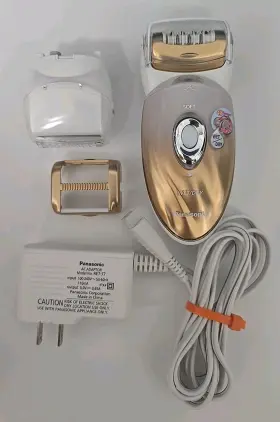 Es-ed50 Panasonic Epilator Wet Dry Electric Razor Model With Accessories Very Nice