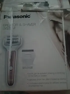 Es-el7a-p Panasonic Epilator And Shaver System Open Box