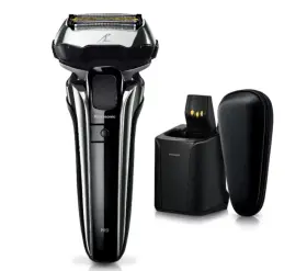 Es-lv9w-s Panasonic Lamdash Pro Shaver 5 Blades Washable With Cleaning Charger