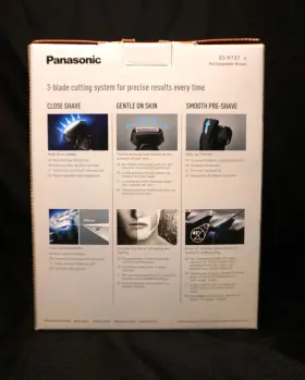 Es-rt37-k503 Panasonic Es-rt37-k Electric Mens Shaver Trimmer 3 Blades Wet Dry Gentle Shave #2