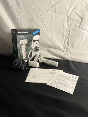 Es-swlt2 Panasonic Mens White Star Wars Special Edition Rechargeable Shaver