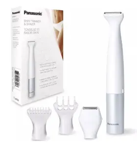 Es-wv60-s Panasonic Silver White Waterproof Bikini Trimmer And Shaver - New #p60