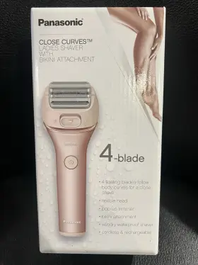 Es-wwl8ae351 Panasonic Close Curves Womens Wet/dry Cordless Rechargeable 4 Blade Shaver