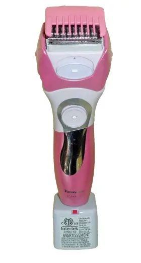 Es2216 Panasonic Ladies Pink Wet / Dry Shaver With Bikini Trimmer And Charger #2