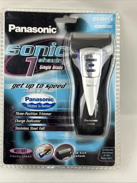 Es3041 Panasonic Wet Dry Rechargeable Electric Razor Single Blade Shaver New