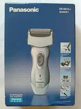 Es6013 Panasonic Ac 220v /rechargeable Washable Shaver With Storage Pouch