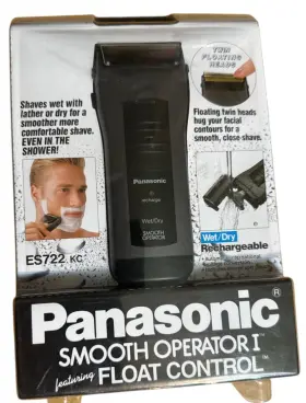 Es-722 Panasonic Es722 Inch Smooth Operator I Wet/dry Electric Shaver Float Control New