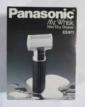 Es871 Panasonic Never Used - Vintage Es 871 Mr. Whisk Wet/dry Shaver