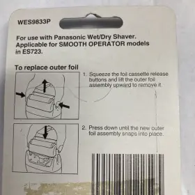 Wes-9833p Panasonic Outer Foil For Smooth Operator Es723 Electric Razor Wes 9833p #2